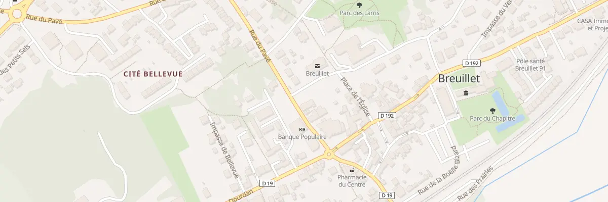 Plan du 2 Rue du Pavé à Breuillet