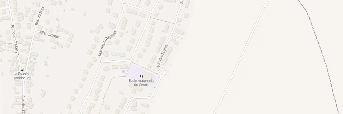 Plan du 38 Rue des Écoles à Andeville