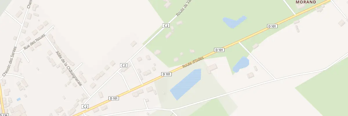 Plan du 13 Rte d’Isdes à Souvigny-en-Sologne