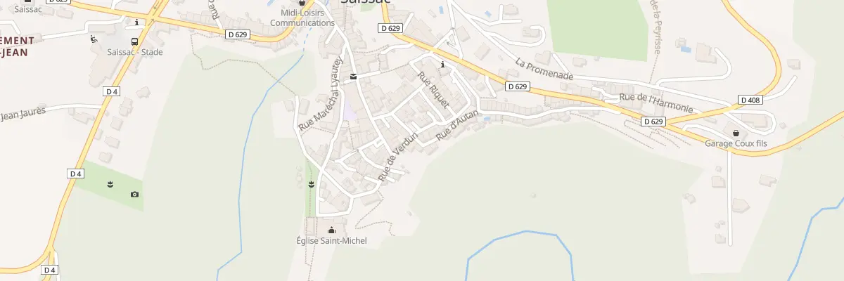 Plan du 34 Rue d’Autan à Saissac