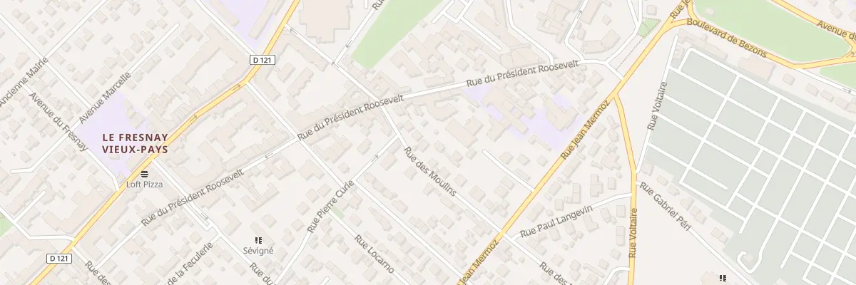 Plan du 17 Rue des Moulins à Sartrouville