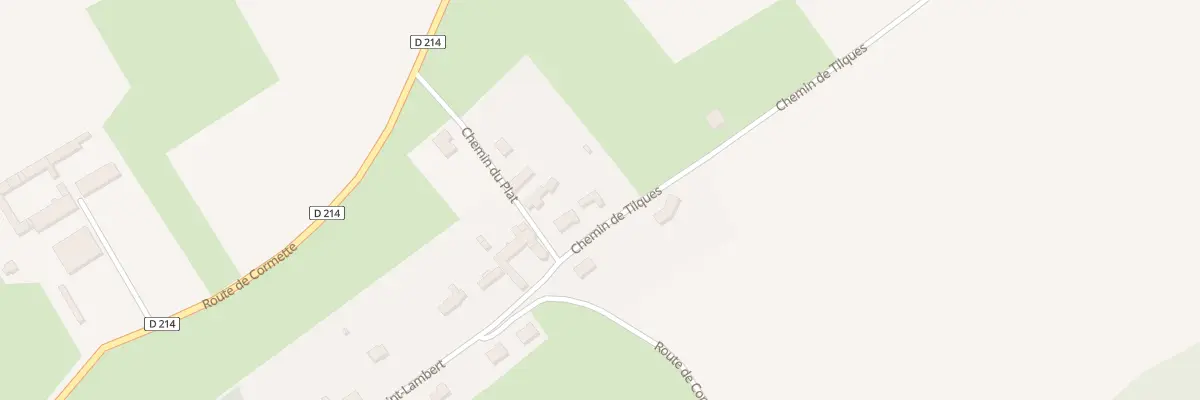 Plan du 3 Che de Tilques à Zudausques