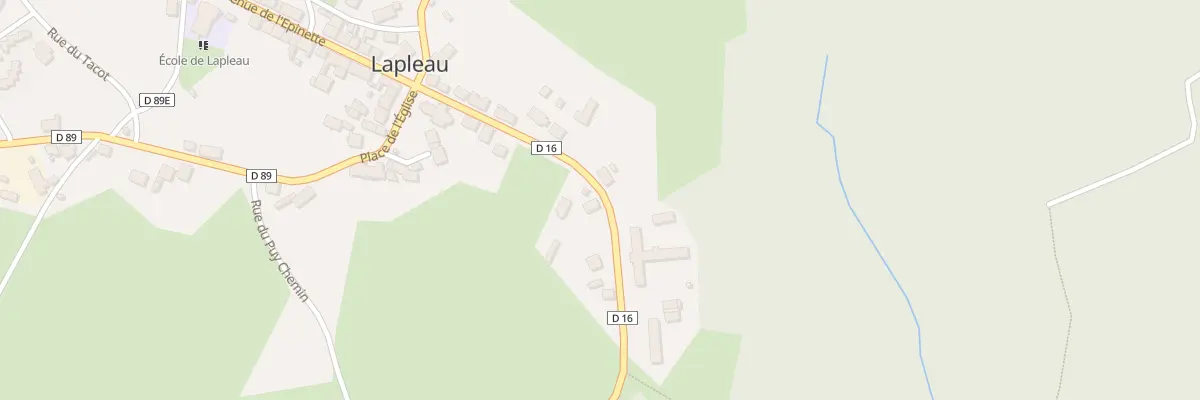 Plan du 12 Av de la Nauche à Lapleau