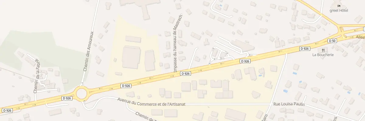 Plan du 2 Vc Hameau de Mastrech à Saïx