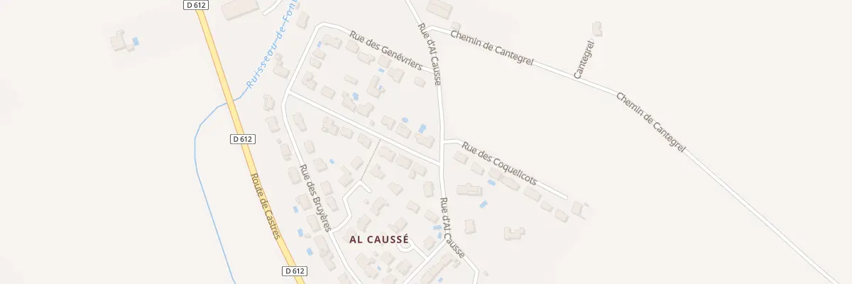 Plan du 2 Rue des Bruyères à Puygouzon
