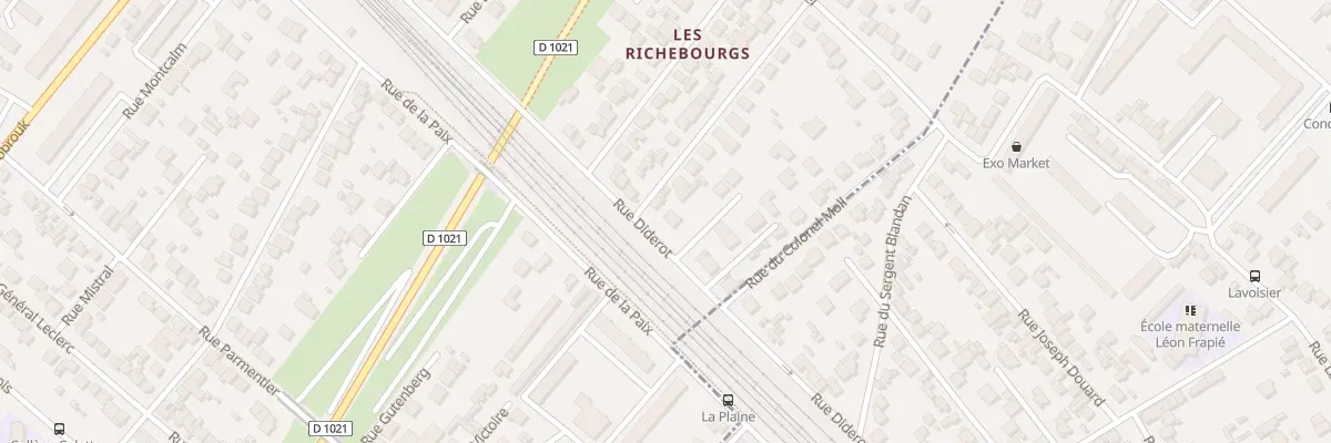 Plan du 63 Rue Diderot à Sartrouville