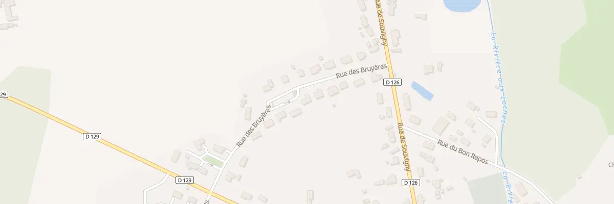Plan du 11 Rue des Bruyères à Chaon