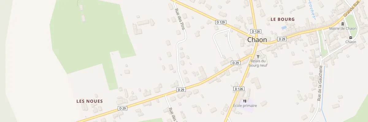 Plan du 9 Rue des Pins à Chaon