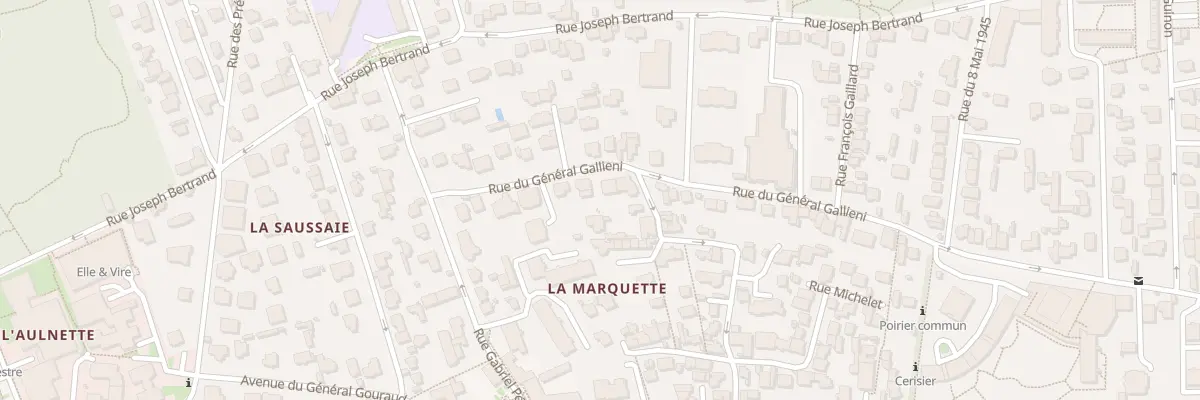 Plan du 61B Rue du Général Galliéni à Viroflay