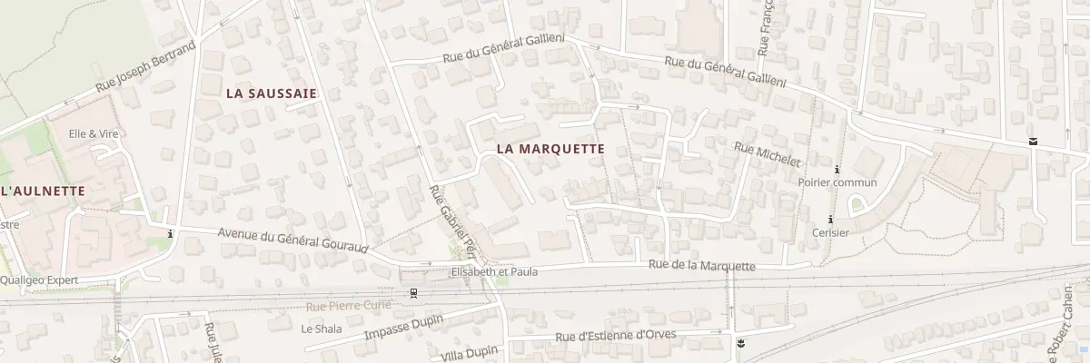 Plan du 11 Imp de la Marquette à Viroflay
