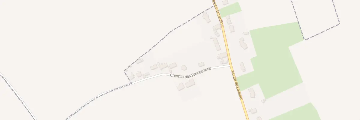 Plan du 2B Che des Processions à Leulinghem