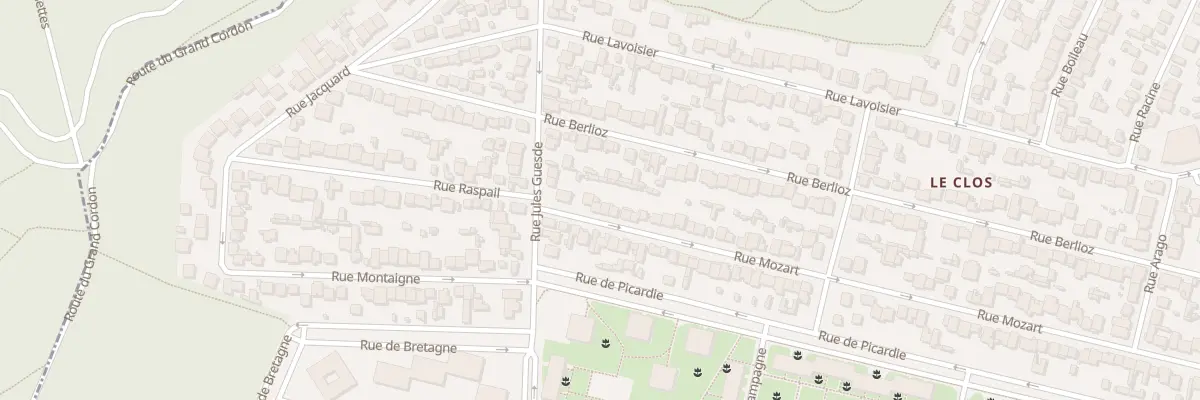 Plan du 110 Rue Mozart à Vélizy-Villacoublay
