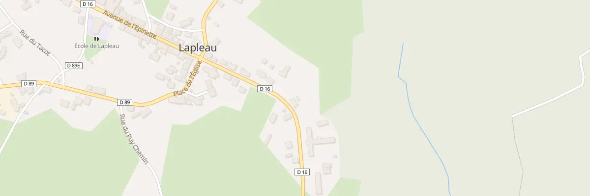 Plan du 17 Av de la Nauche à Lapleau