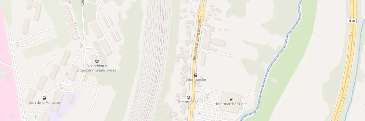 Plan du 47 Bd Saint-Michel à Étampes