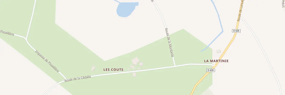 Plan du 5185 Les Couts à Vaureilles