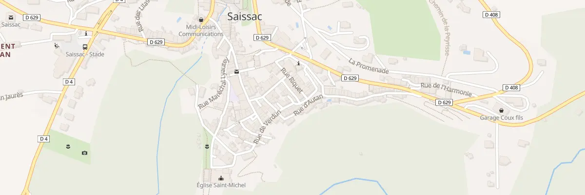 Plan du 146 Le Village à Saissac