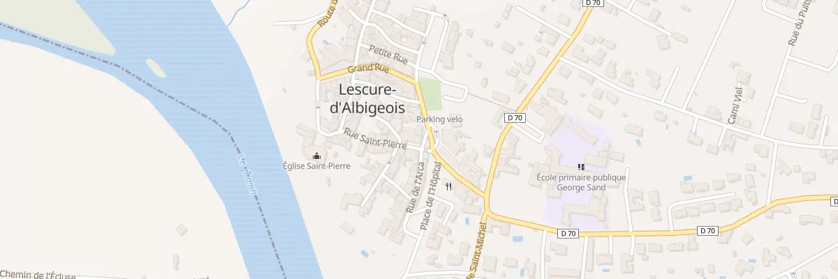 Plan du 1 Pl de l’Horloge à Lescure-d’Albigeois