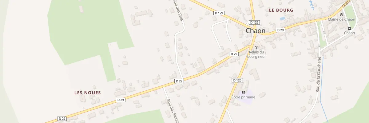 Plan du 11 Rue des Pins à Chaon
