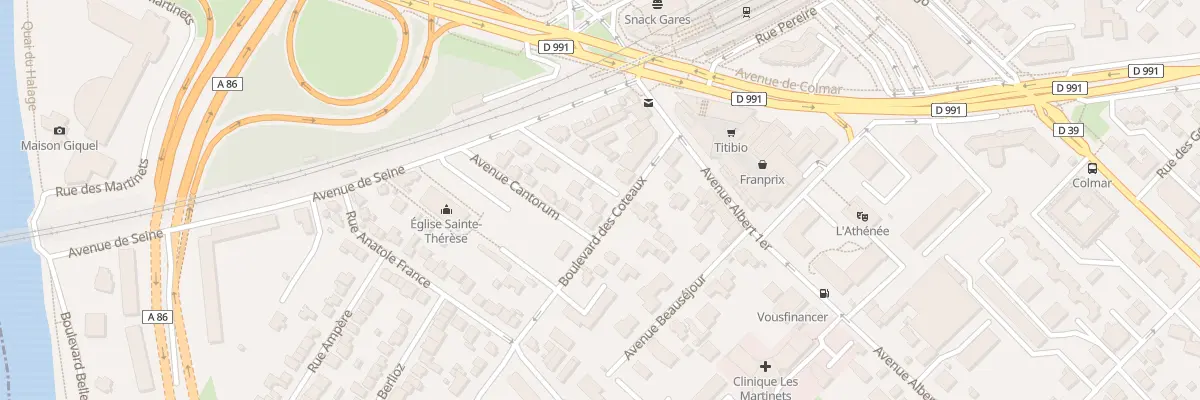 Plan du 6 Av Paul Delamarre à Rueil-Malmaison