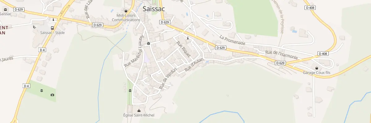 Plan du 145 Le Village à Saissac
