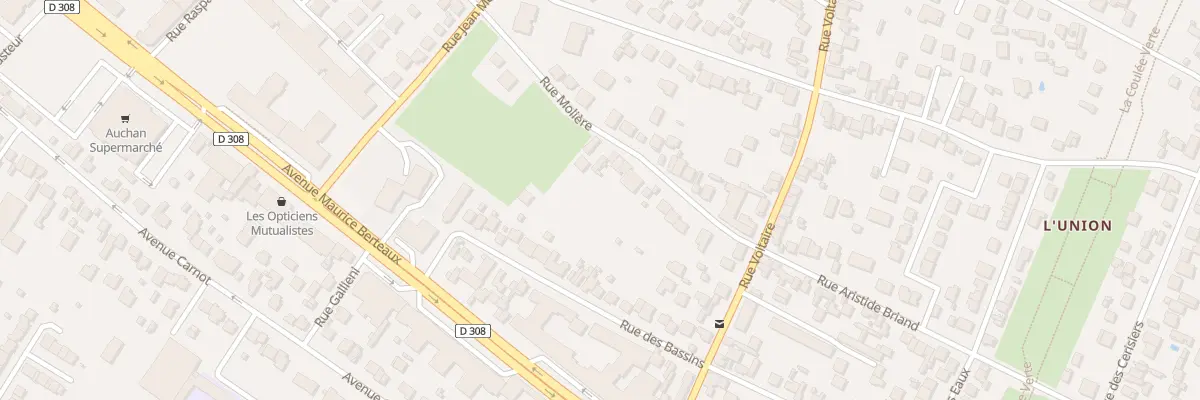 Plan du 40 Rue Molière à Sartrouville