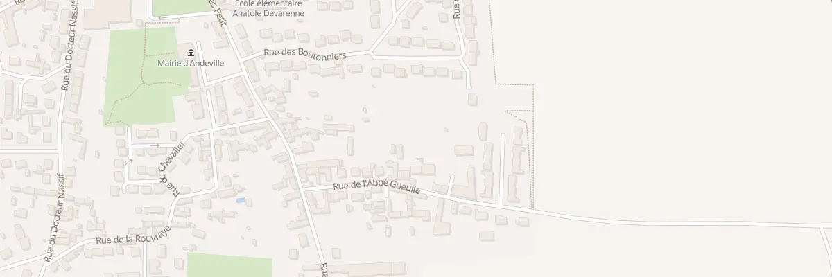 Plan du 15 Rue de l’Abbe Gueulle à Andeville