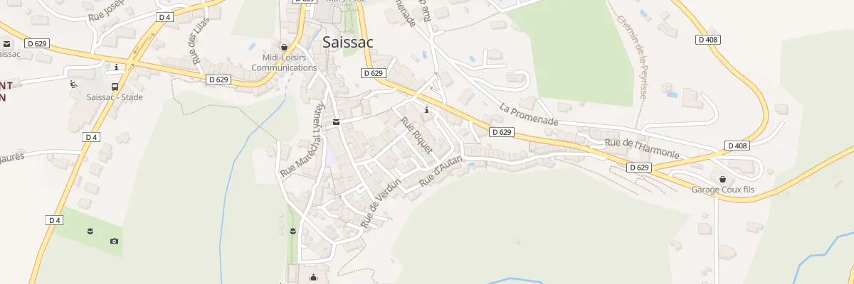 Plan du 170 Le Village à Saissac
