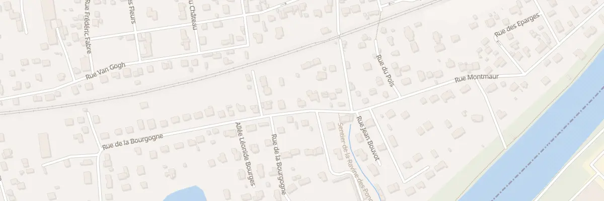 Plan du 16 Rue de la Bourgogne à Auvers-sur-Oise