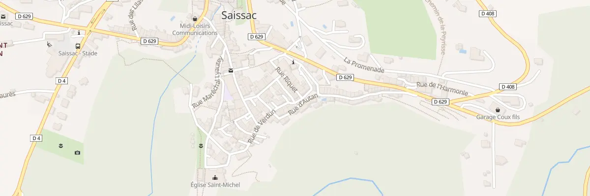 Plan du 2B Rue de Verdun à Saissac
