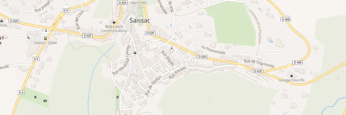 Plan du 171 Le Village à Saissac