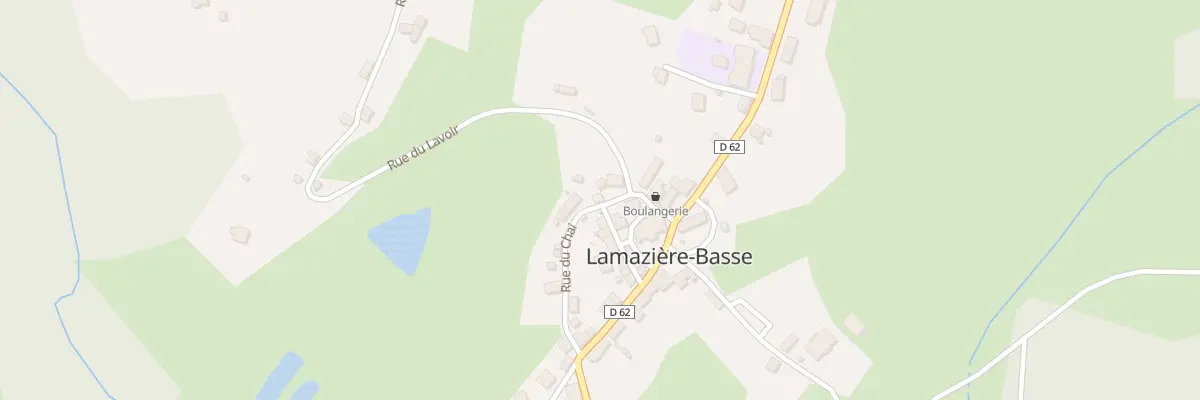 Plan du 40 Le Bourg Ouest à Lamazière-Basse