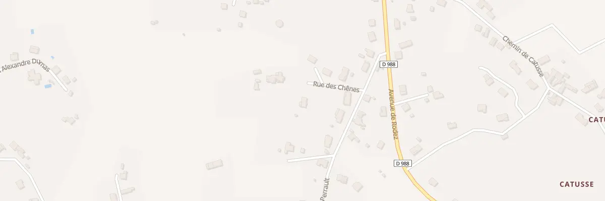 Plan du 3 Rue des Chenes à Carmaux