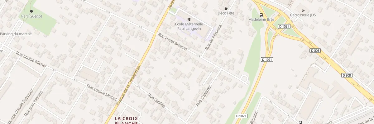 Plan du 20 Rue Henri Brisson à Sartrouville