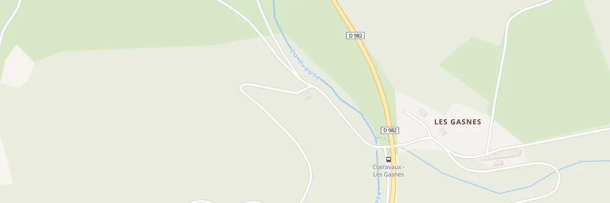Plan du 1 Les Ganes à Clairavaux