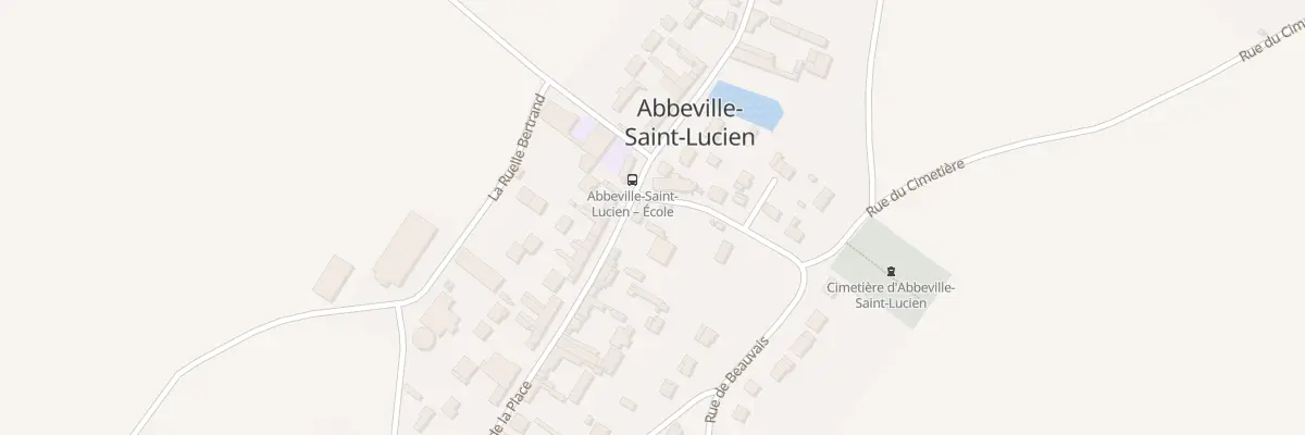 Plan du 2 Rue de Beauvais à Abbeville-Saint-Lucien