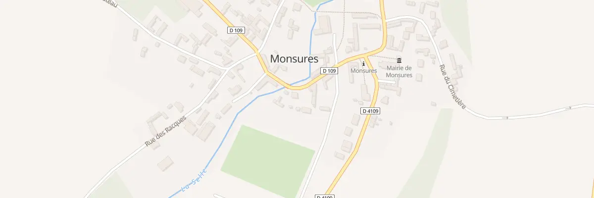 Plan du 9 Rue du Pont à Monsures