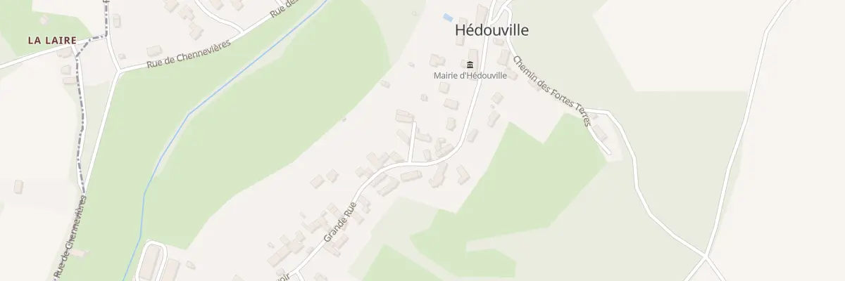 Plan du 25 Gr Grande Rue à Hédouville