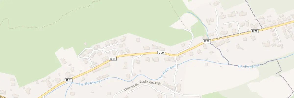 Plan du 90A Les Bains à Ginoles