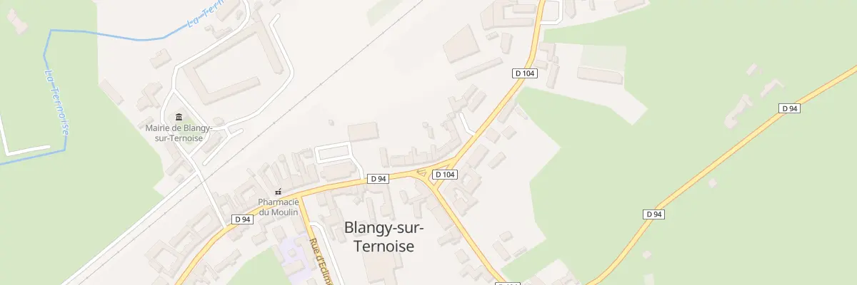 Plan du 14 Pl du Gen de Gaulle à Blangy-sur-Ternoise