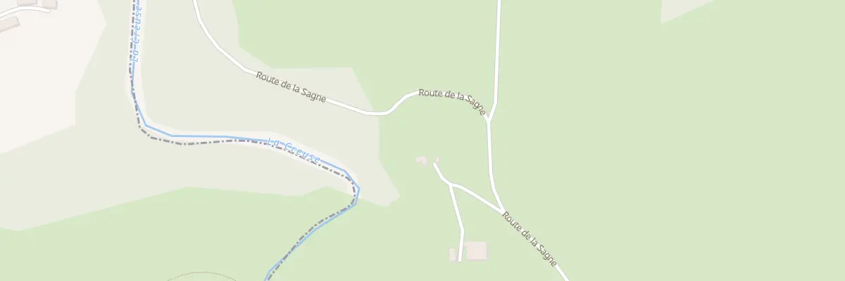 Plan du 2 La Sagne à Felletin