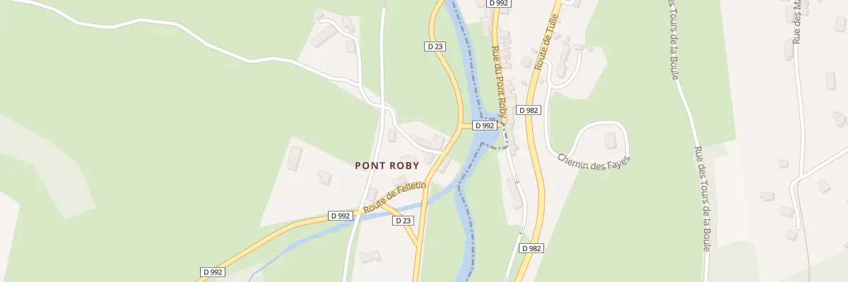 Plan du 5112 Le Pont Roby à Saint-Quentin-la-Chabanne