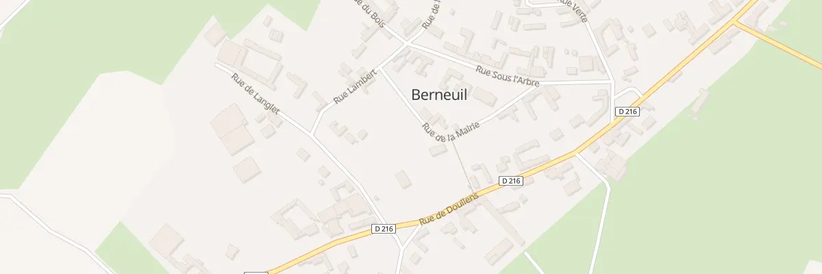 Plan du 7 Rue de la Mairie à Berneuil