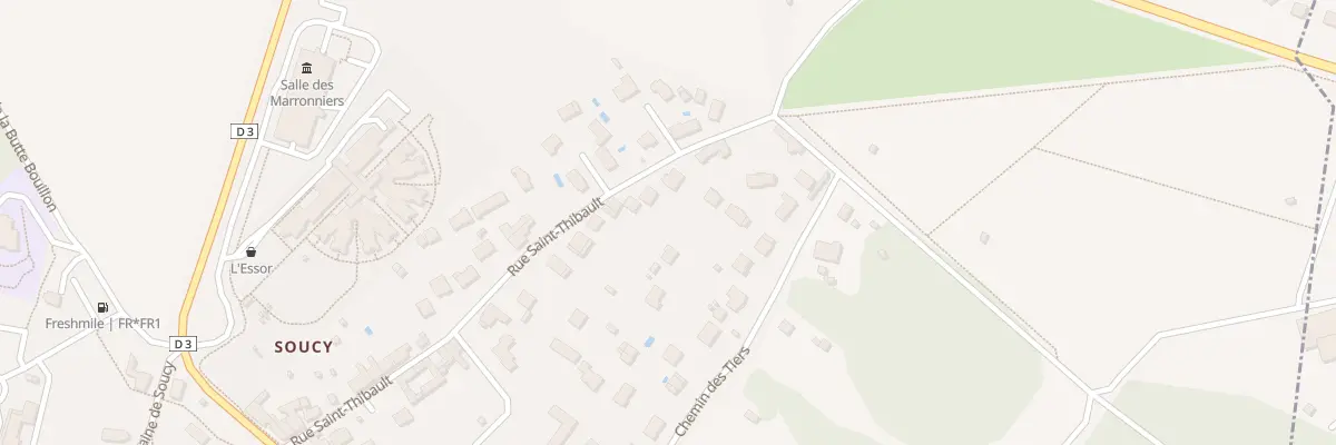 Plan du 30 Rue de Saint Thibault à Fontenay-lès-Briis