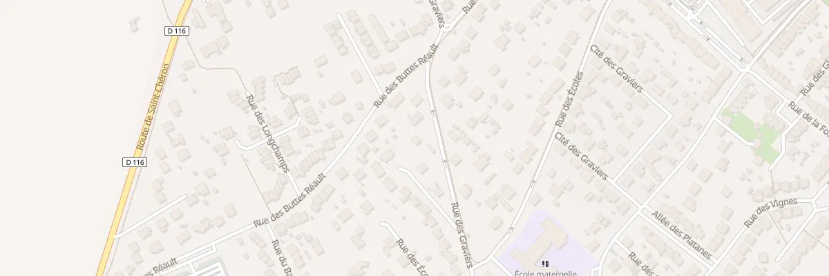 Plan du 9 Rue des Graviers à Breuillet