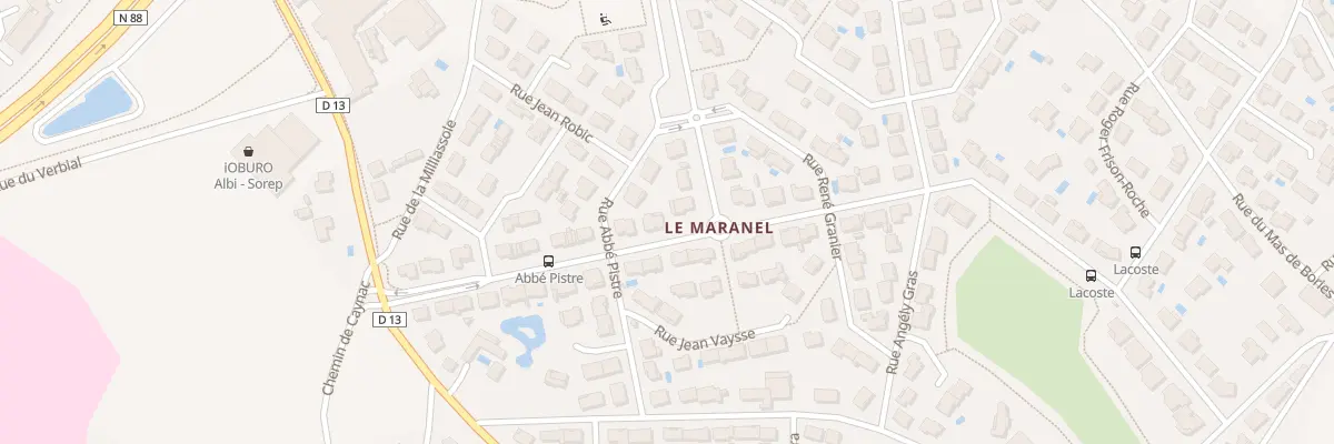 Plan du 17 Rue François Cevert à Albi