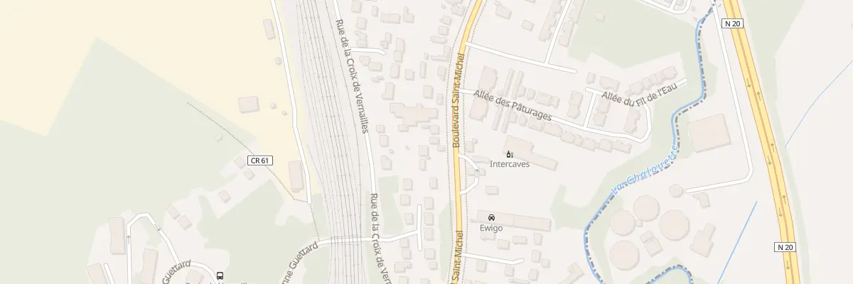 Plan du 87 Bd Saint-Michel à Étampes