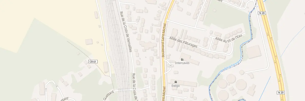 Plan du 89 Bd Saint-Michel à Étampes