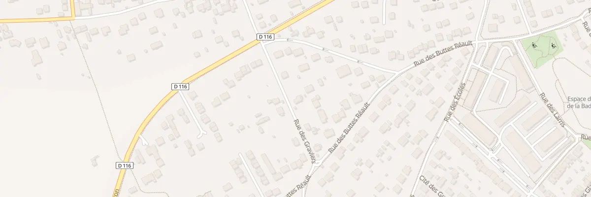 Plan du 26 Rue des Graviers à Breuillet