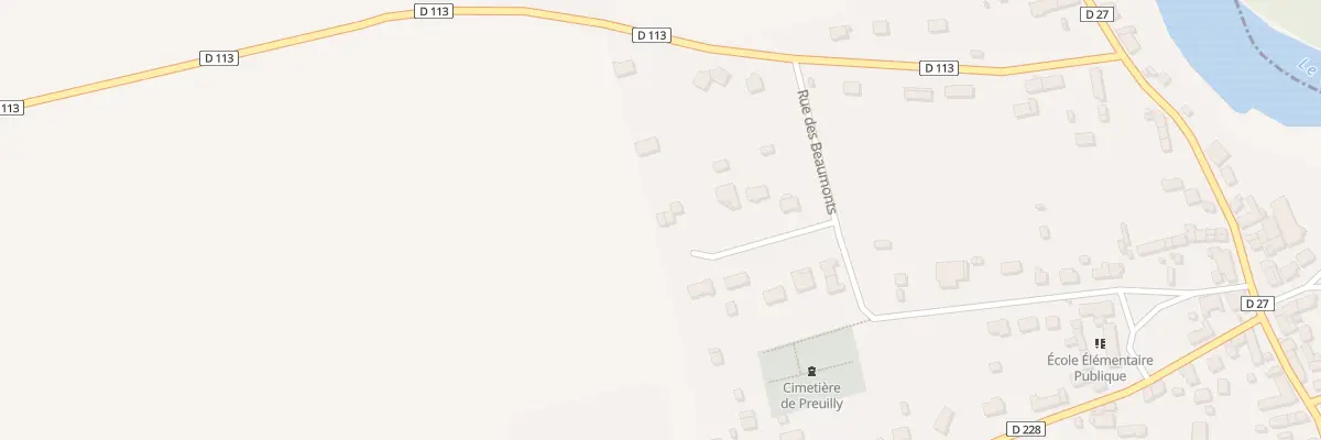 Plan du 10 Imp des Beaumonts à Preuilly