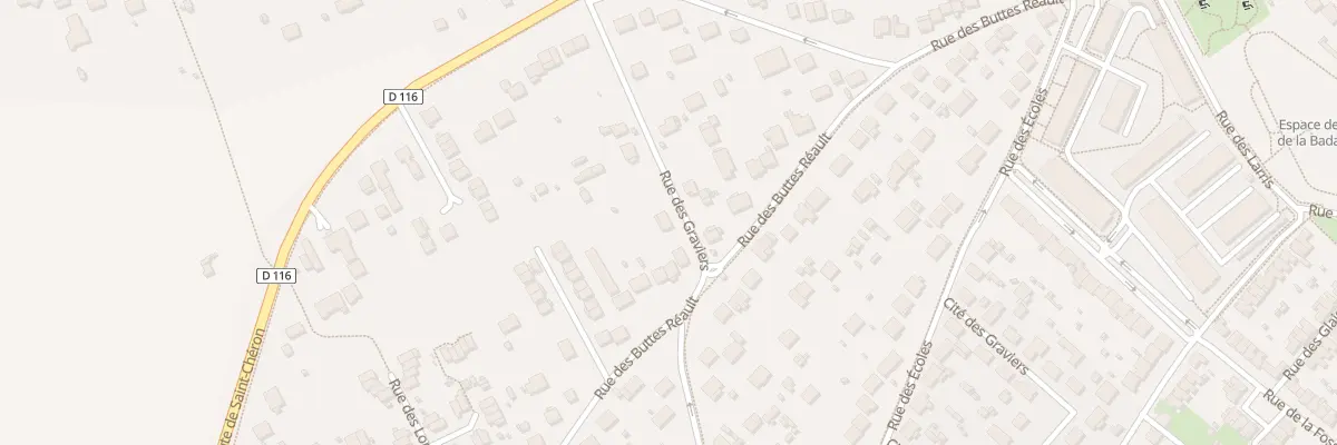 Plan du 21 Rue des Graviers à Breuillet